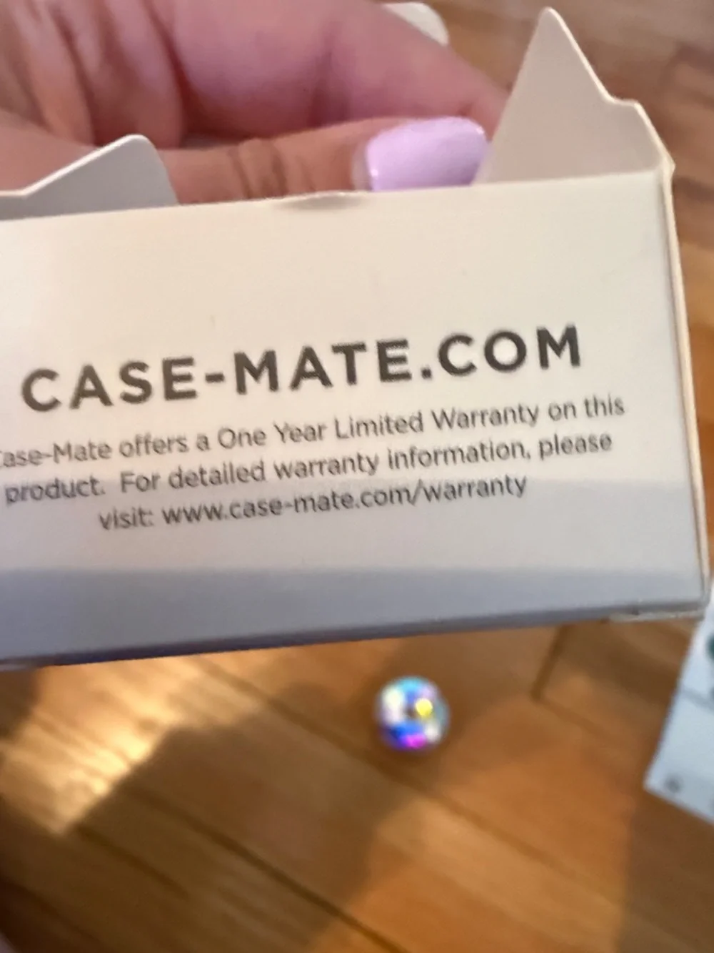 case-mate Iridescent Multi-Color Crystal Phone Grip